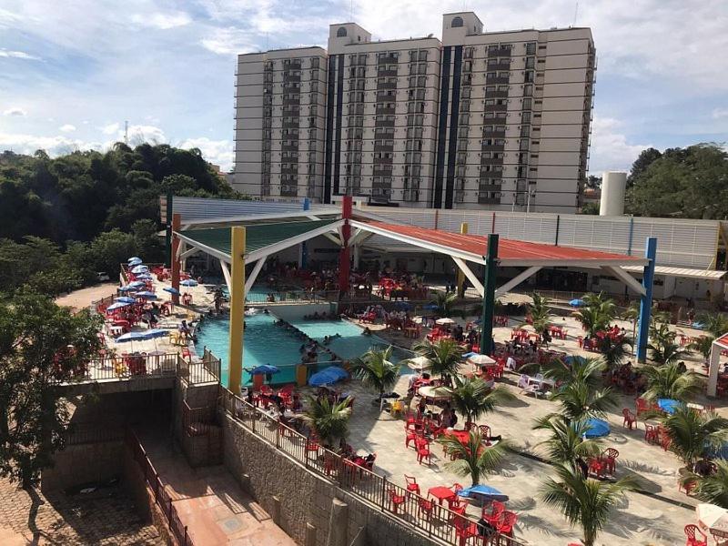 Aparthotel Piazza Diroma Acesso Diroma Acqua Park Gratuito Star Temporada Caldas Novas Exterior foto