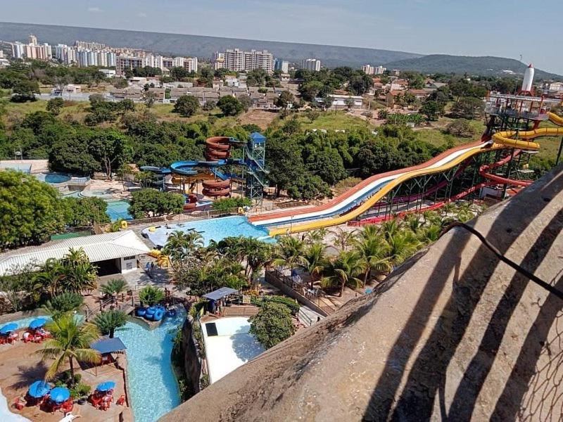 Aparthotel Piazza Diroma Acesso Diroma Acqua Park Gratuito Star Temporada Caldas Novas Exterior foto