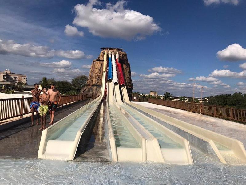 Aparthotel Piazza Diroma Acesso Diroma Acqua Park Gratuito Star Temporada Caldas Novas Exterior foto